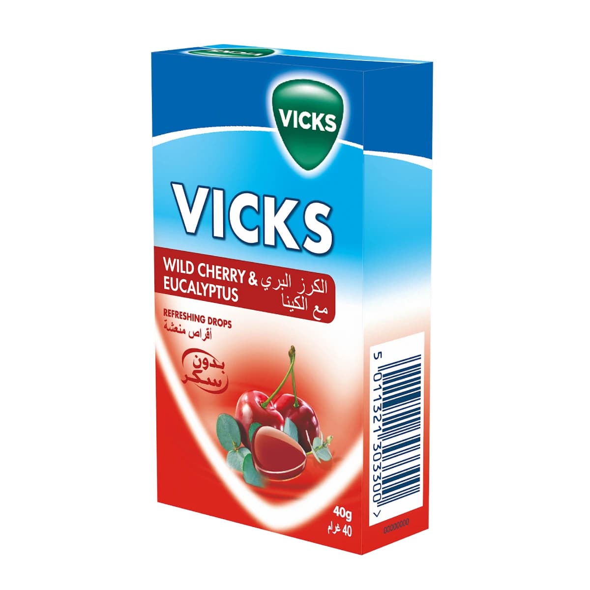 Vicks, Throat Refreshing, With Wild Cherry & Eucalyptus - 40 Gm (Image 2 of 3)