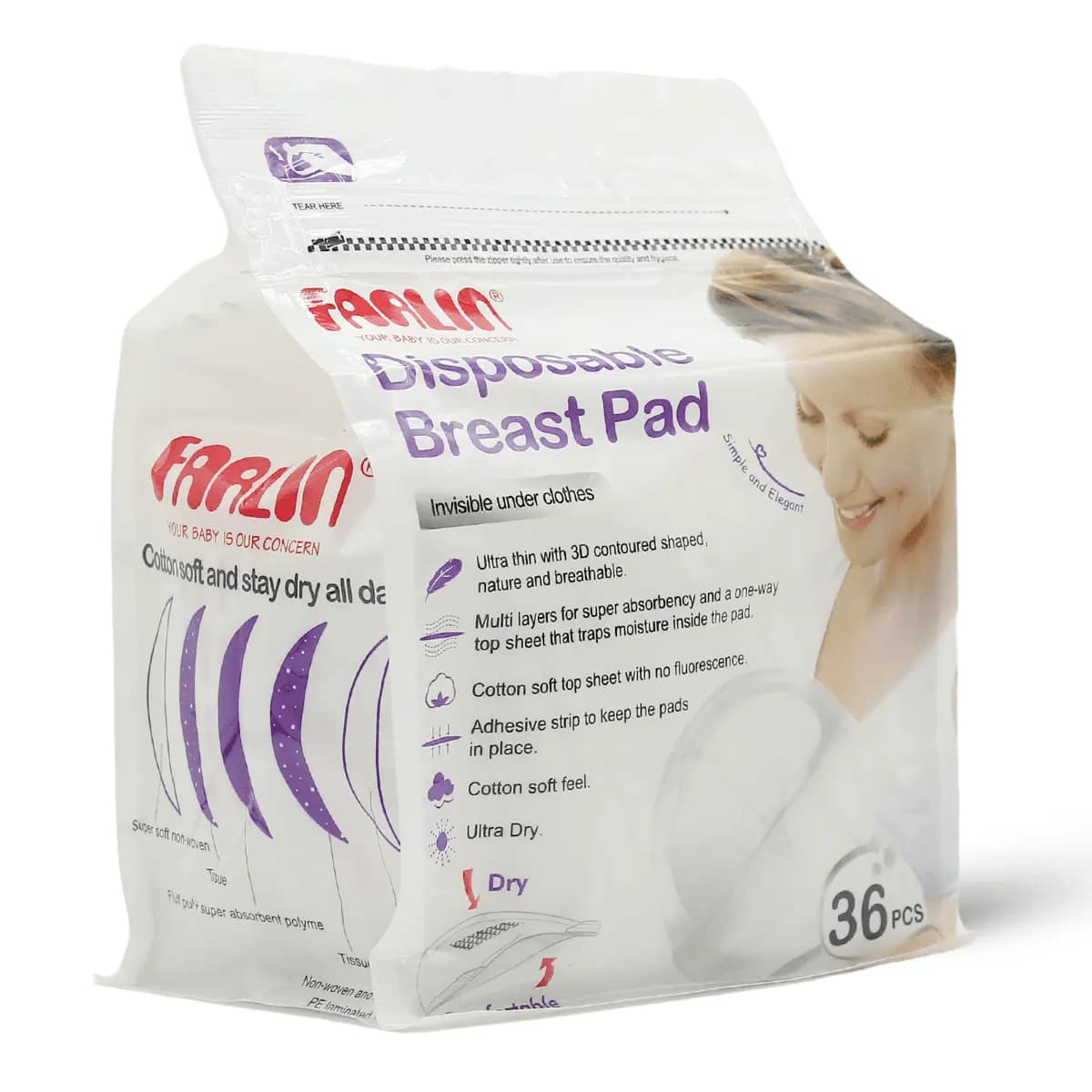 Farlin, Disposable Breast Pads - 36 Pads (Larawan 2 ng 2)