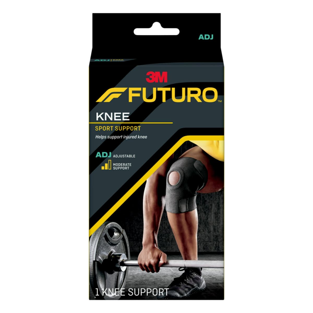 Futuro, Sport Adjustable Knee Support Adjust To Fit - 1 Pc (Larawan 2 ng 2)