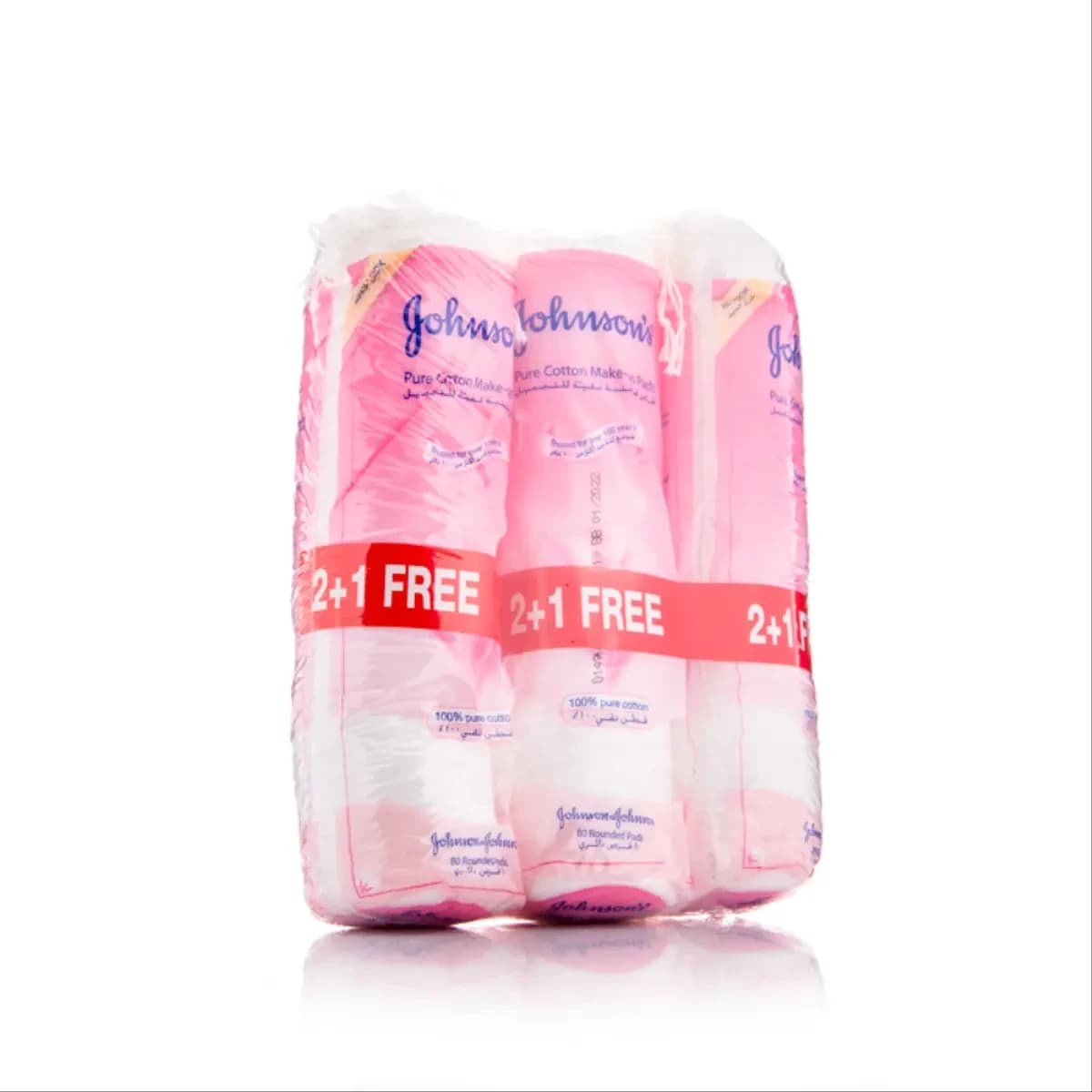 Johnsons, Pure Cotton Pads, 2+1 Free -1 Kit (Image 1 of 1)