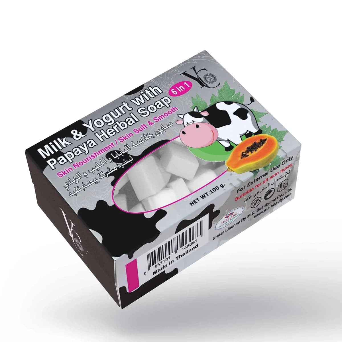 Yc, Herbal Soap Milk & Yogurt With Papaya - 100 Gm (Larawan 1 ng 1)