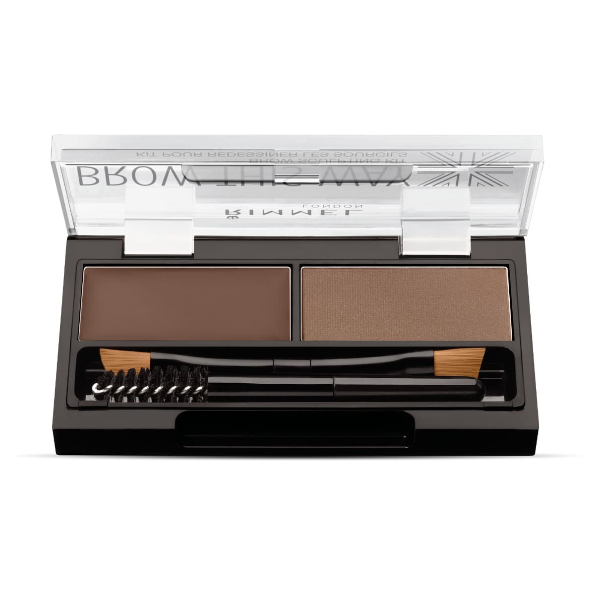 Rimmel, Brow Sculpting Kit Medium Brown - 1 Kit (ছবি ২ / ২)