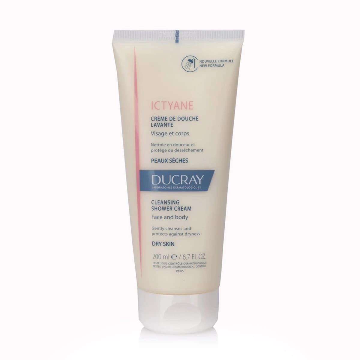Ducray, Cleansing Shower Cream, Face & Body - 200 Ml (Image 1 of 5)