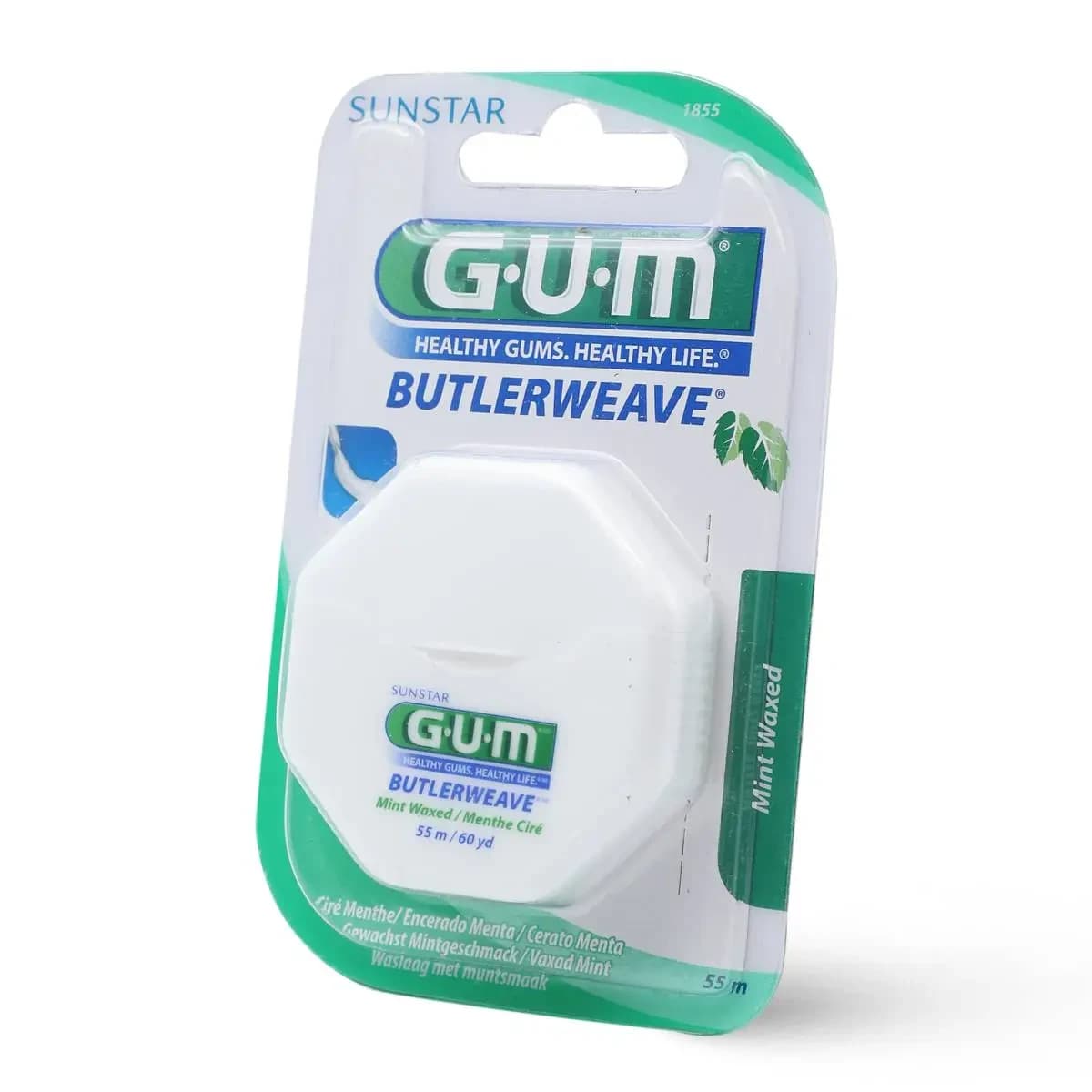 Gum, Dental Floss,Bulter Weave, Mint Waxed - 55 M (Image 4 of 4)