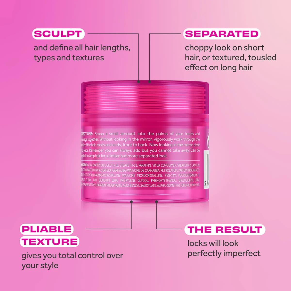 Lee Stafford Messed Up Putty - 50 Ml (Image 1 of 2)