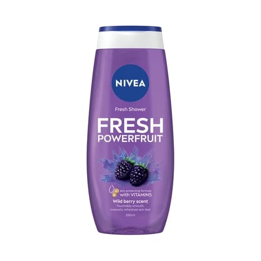 Nivea, Shower Gel Powerfruit Caring & Refreshing - 250 Ml (Image 1 of 2)
