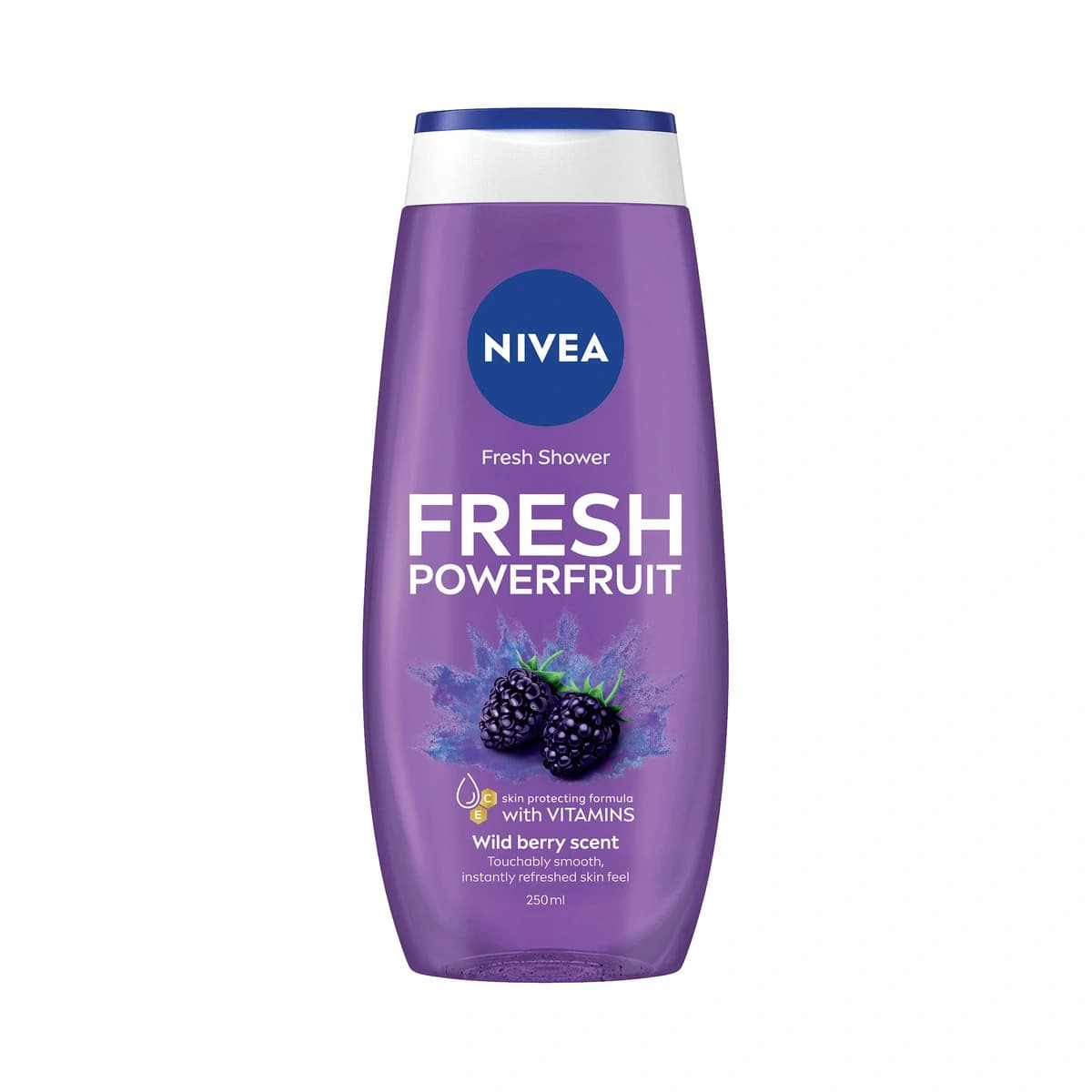Nivea, Shower Gel Powerfruit Caring & Refreshing - 250 Ml (Image 2 of 2)