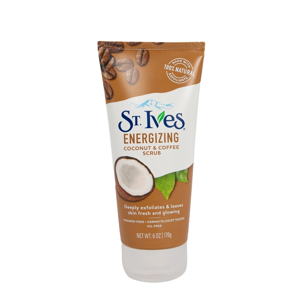 St. Ives, Body Scrub, Coconut & Coffee, Energizing - 170 g (Larawan 1 ng 1)