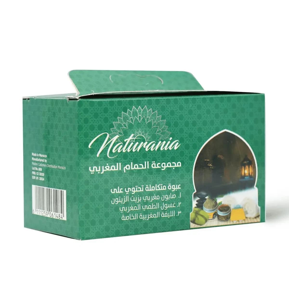 Naturania, Moroccan Kit, Moroccan Soap 175 gm, Lotion 175 gm at Luffa - 1 Kit (Larawan 1 ng 2)