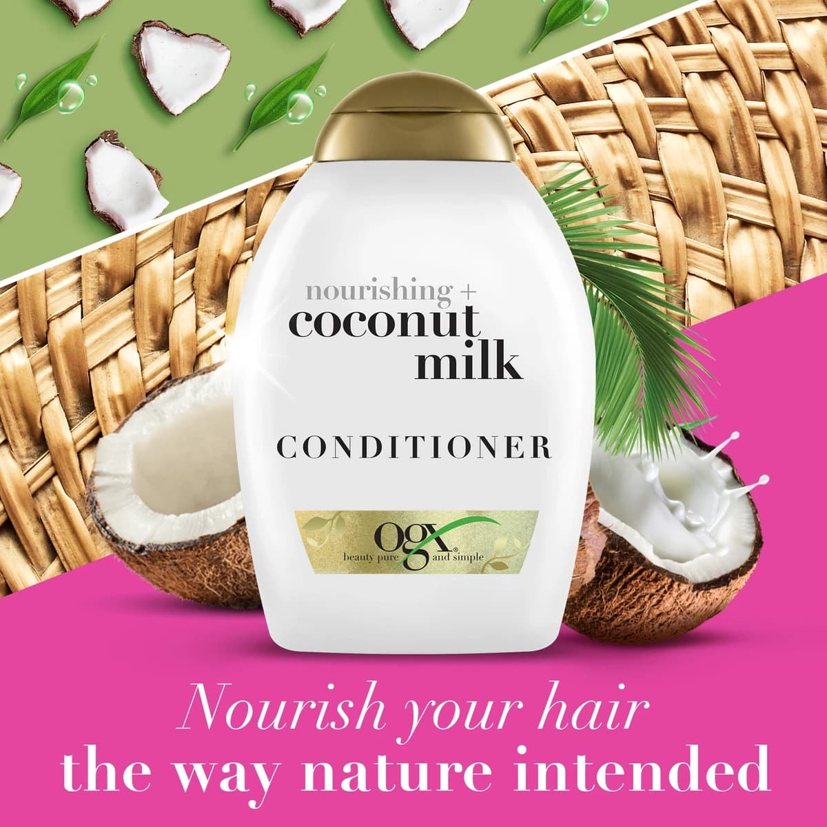 OGX, Conditioner Nourishing With Coconut Milk - 385 Ml (Larawan 2 ng 5)