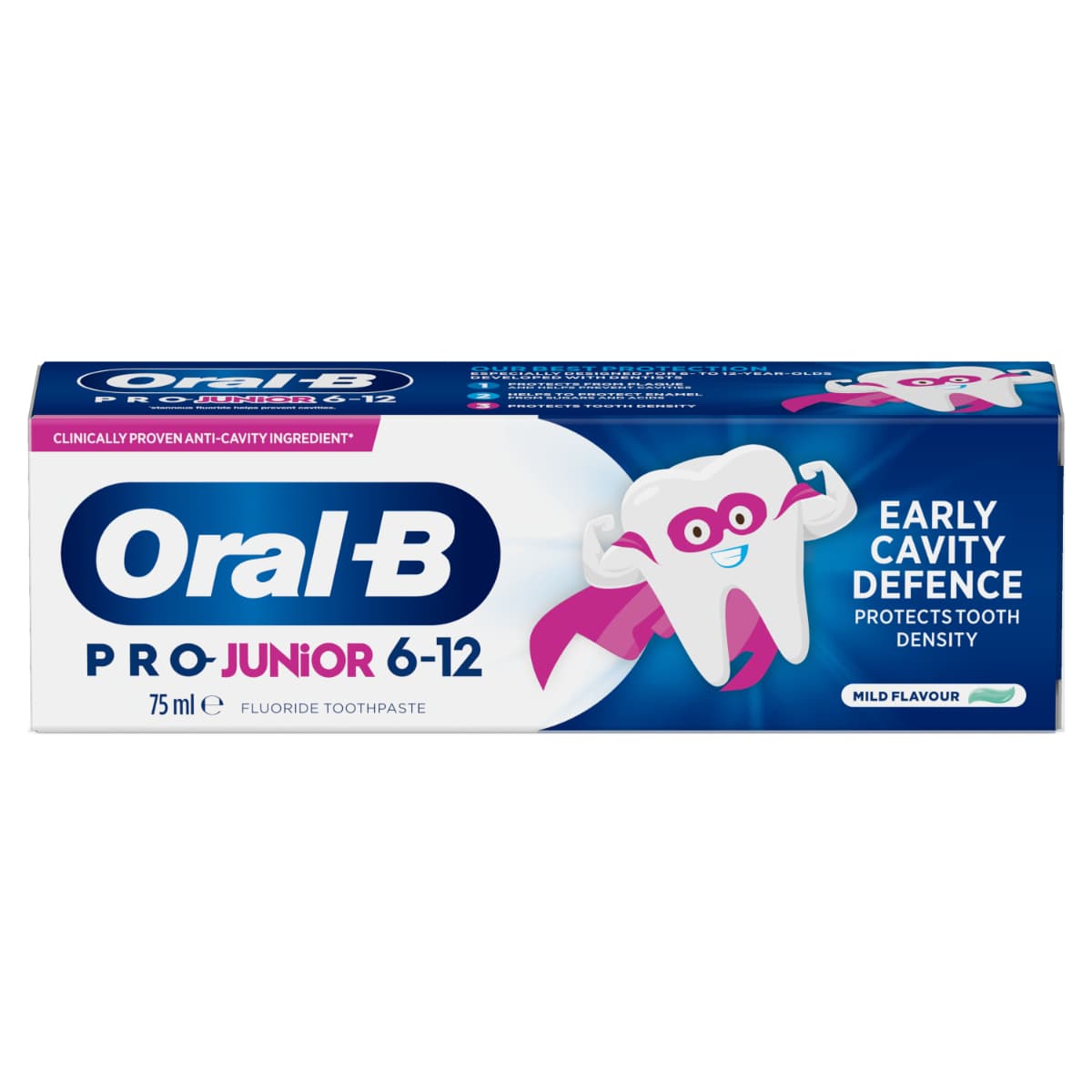 Oral-B, Junior 6+ Years Light Mint Toothpaste - 75 ml (تصویر 2 از 2)