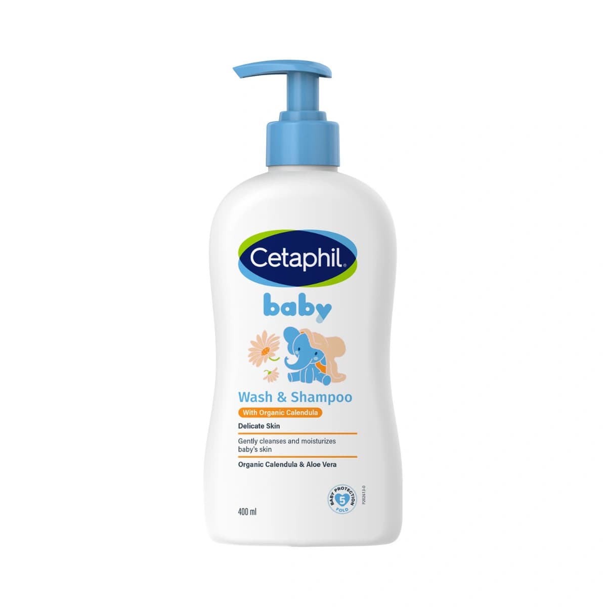 Cetaphil Baby, Wash & Shampoo With Calendula - 400 Ml (Image 2 of 2)