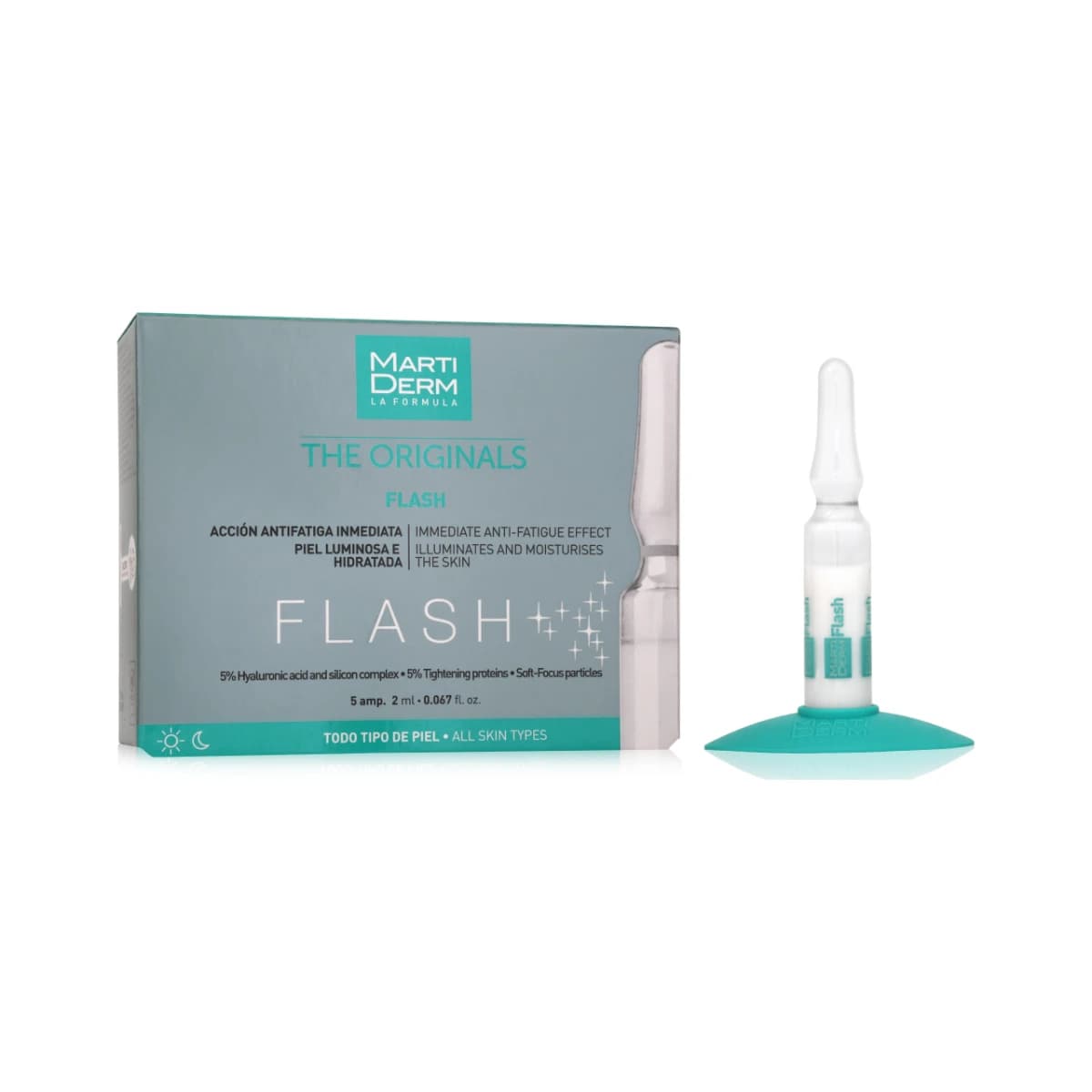 Martiderm, Flash, Ampoules, Anti-Fatigue Effect - 5 Pcs (Larawan 1 ng 4)