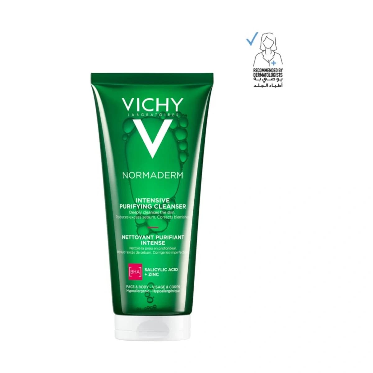 Vichy, Normaderm Intensive Purifying Gel For Oily Skin - 200 Ml (Larawan 1 ng 5)