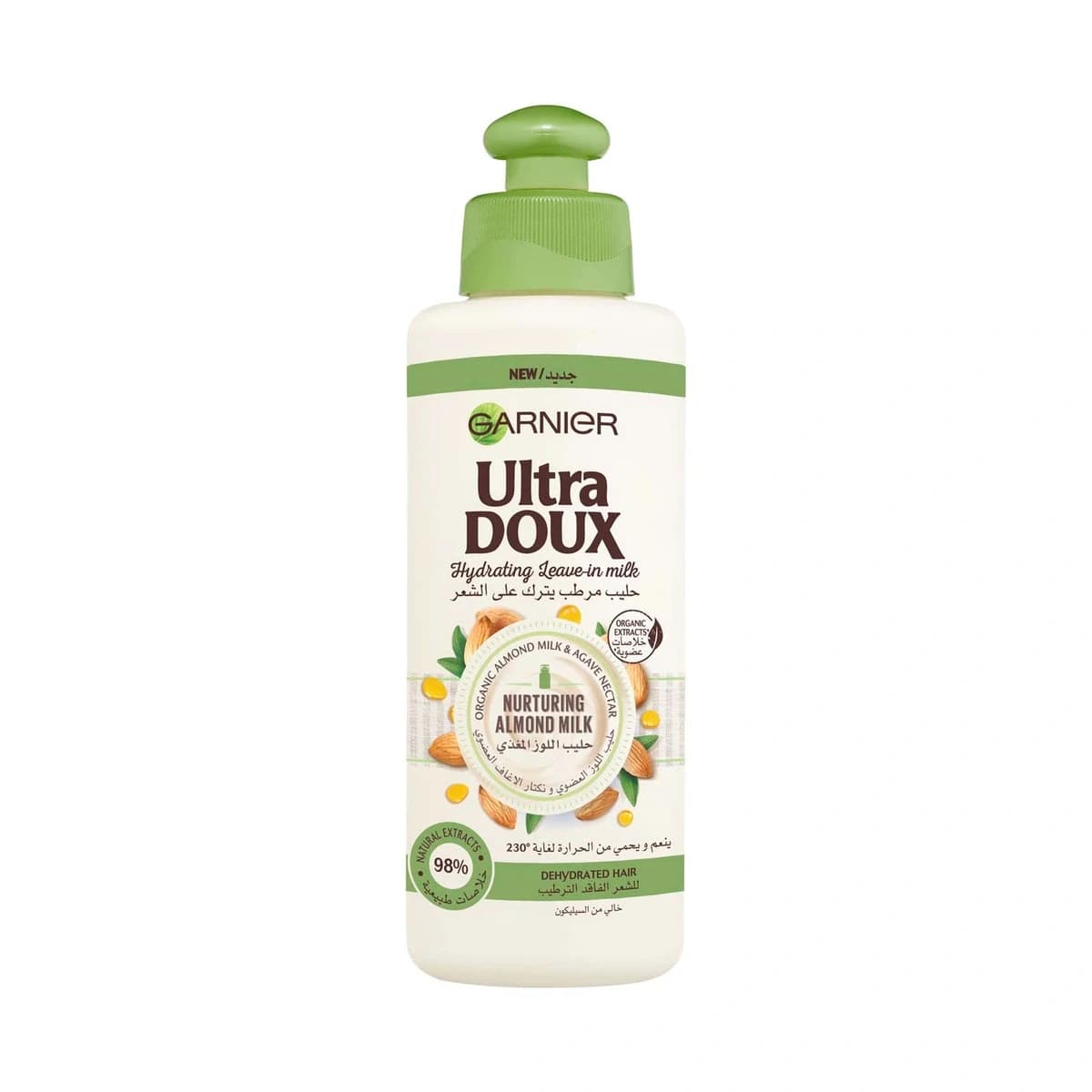 Garnier Ultra Doux, लीव-ऑन मॉइस्चराइज़र बादाम दूध के साथ - 200 ml (चित्र 1 / 1)