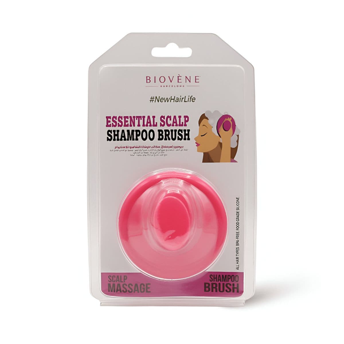 BIOVENEHAIR BRUSH SHAMPOO - PINK 1PC (Larawan 1 ng 1)