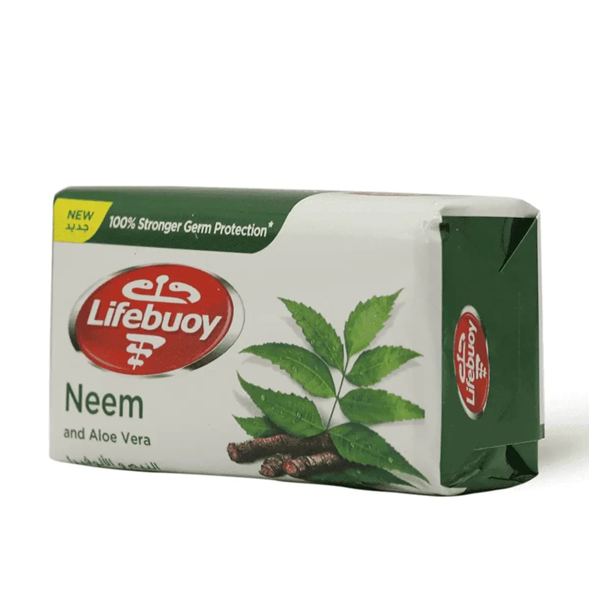 Lifebuoy, Soap Bar Antibacterial Neem & Aloe Vera - 125 Gm (Larawan 3 ng 4)