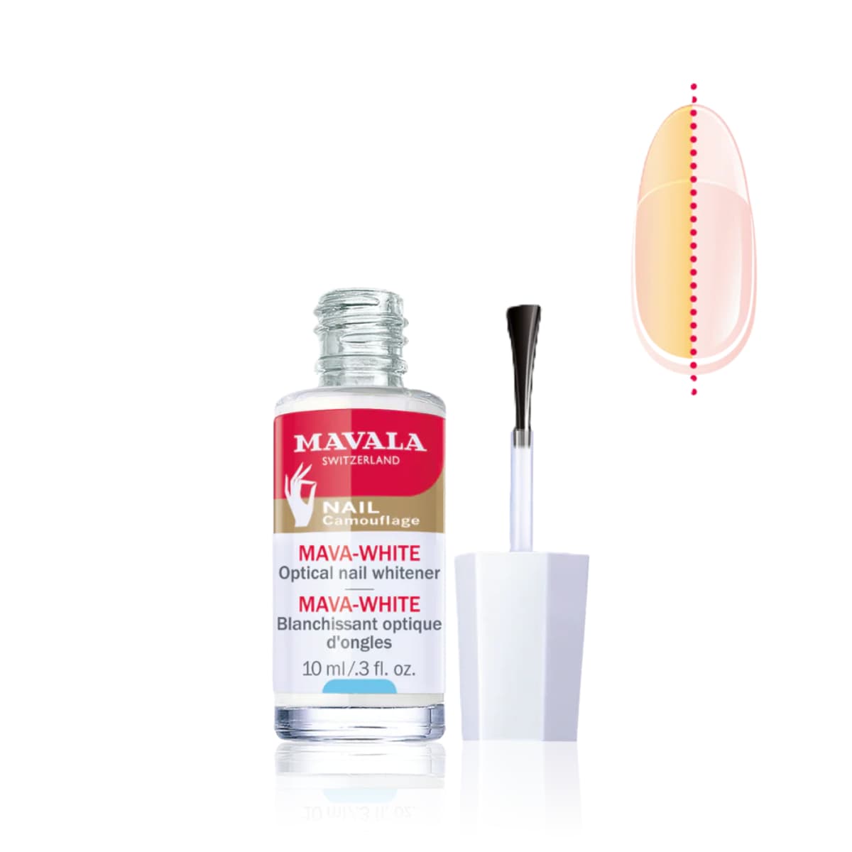 Mavala, Whitener For Yellow Nails, Healthy Natural Look - 10 Ml (Image 2 of 2)