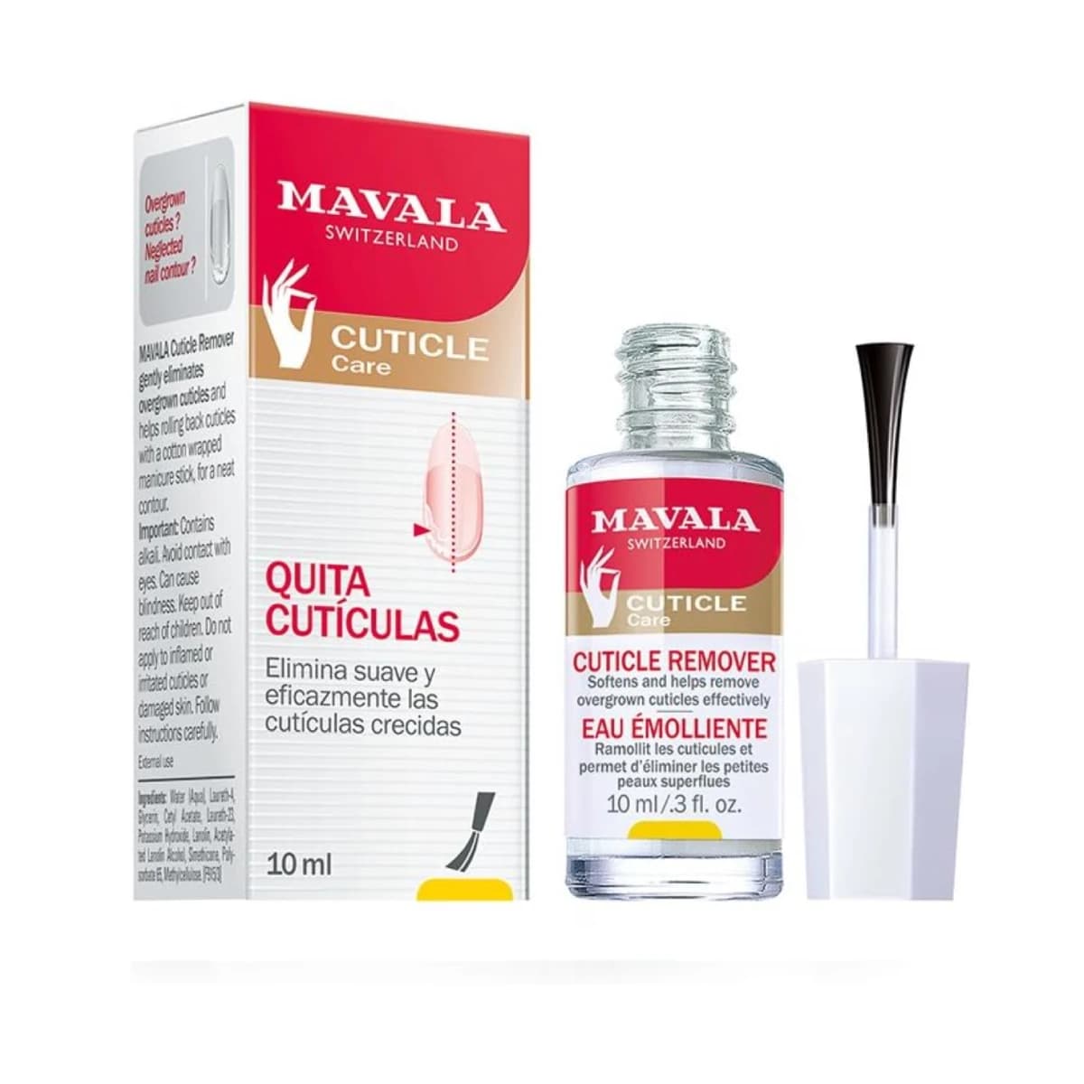 Mavala, Cuticle Remover, Helps Remove Excess Tissue, Gives Your Nails An Even Look - 10 Ml (Image 1 of 1)