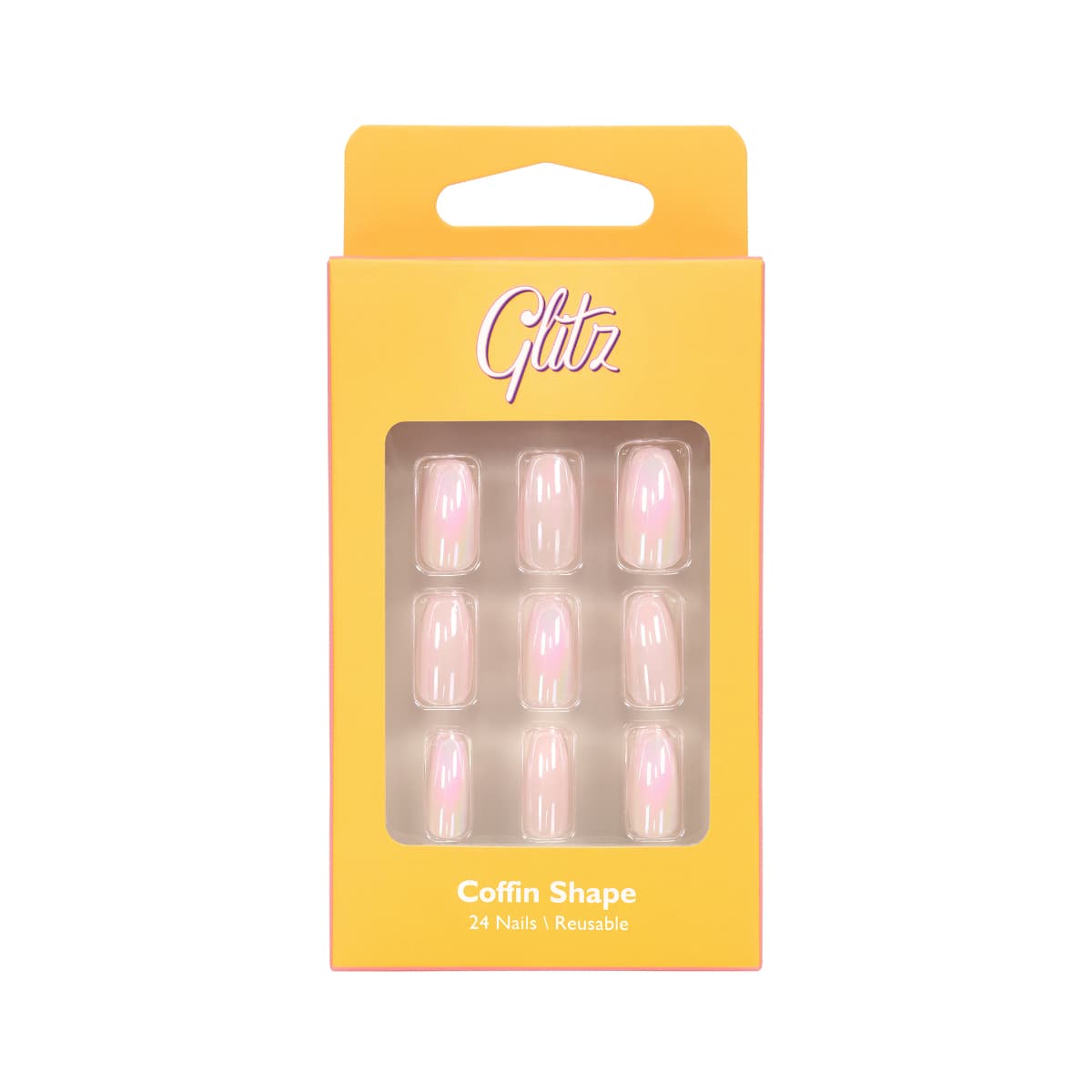 Glitz Reusable Nail 11 Coffin Shape - 1 Kit (Image 1 of 1)