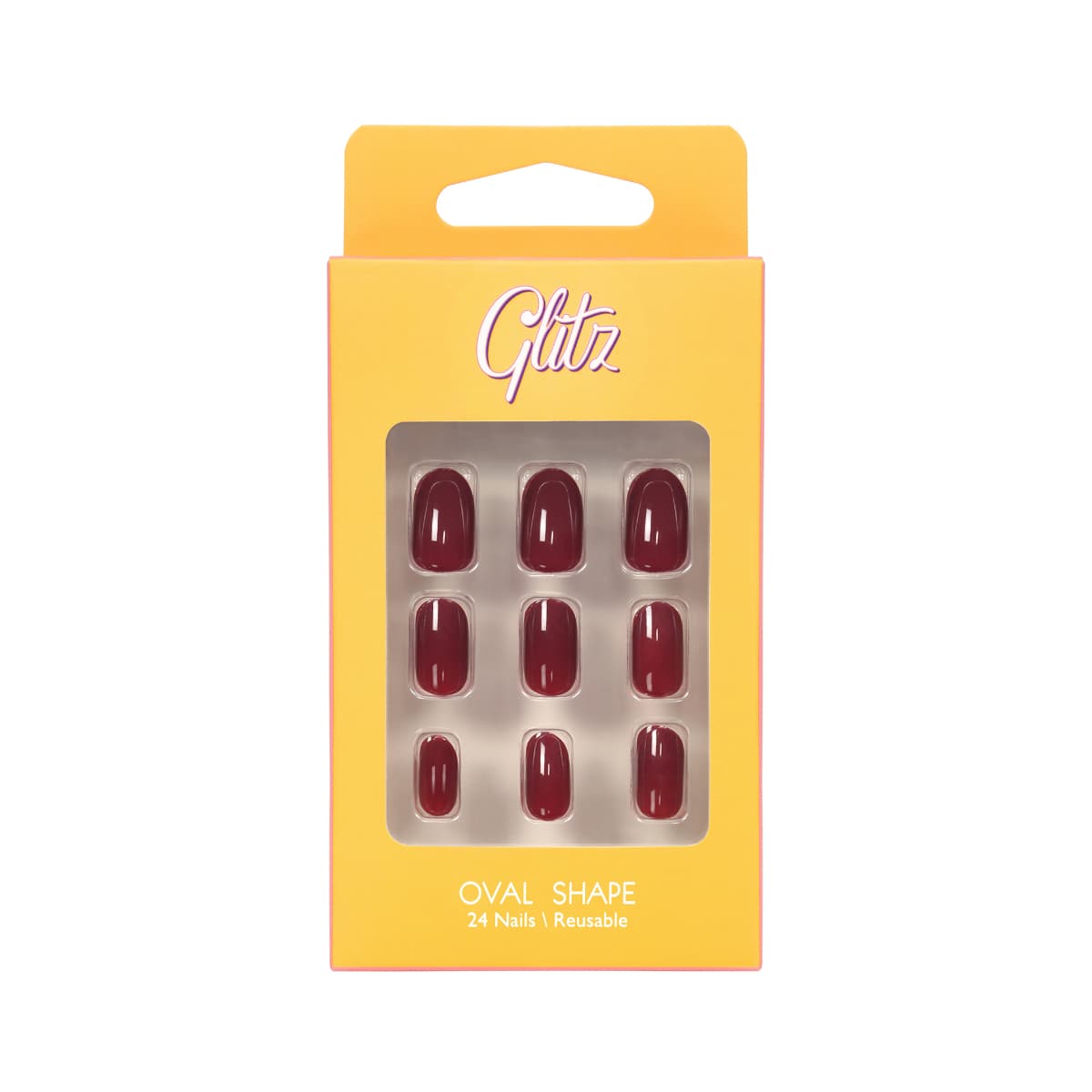 Glitz Reusable Nail 6 Oval Shape - 1 Kit (Image 1 of 1)