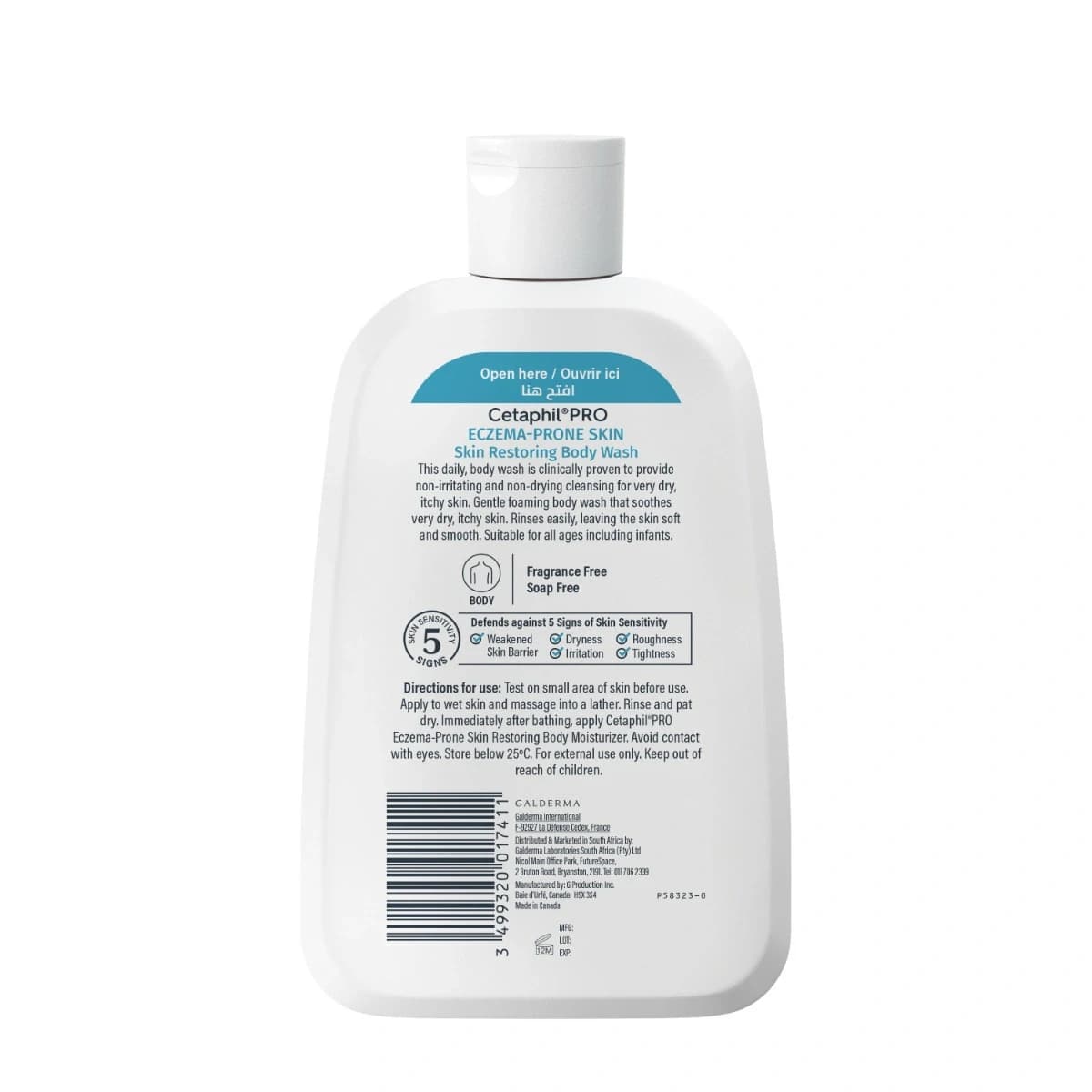 Cetaphil, Pro, Body Wash, Eczema Prone Skin, Body - 295 Ml (Larawan 2 ng 2)