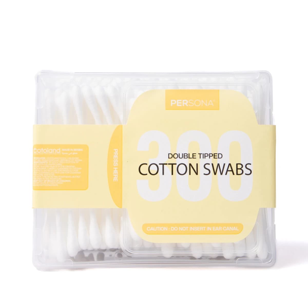 Persona, Cotton Swabs Double Tipped - 300 Pcs (Image 1 of 3)