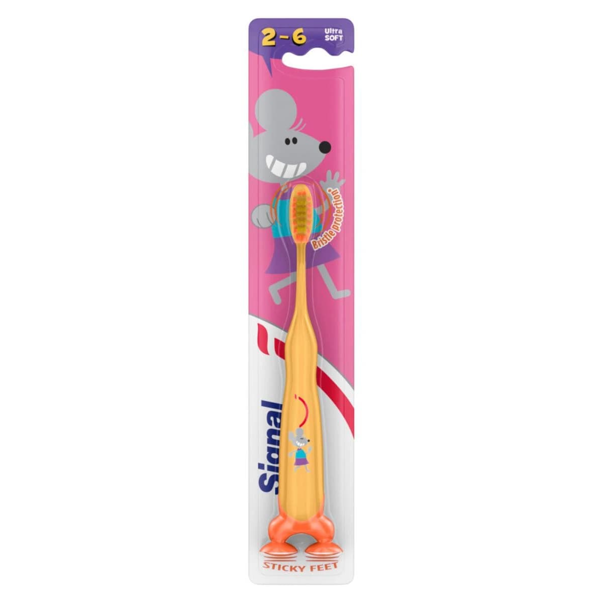 Signal, Toothbrush, Mga Hayop, Para sa Mga Bata Mula 2-6 Taon, Napakalambot - 1 Pc (Larawan 1 ng 4)