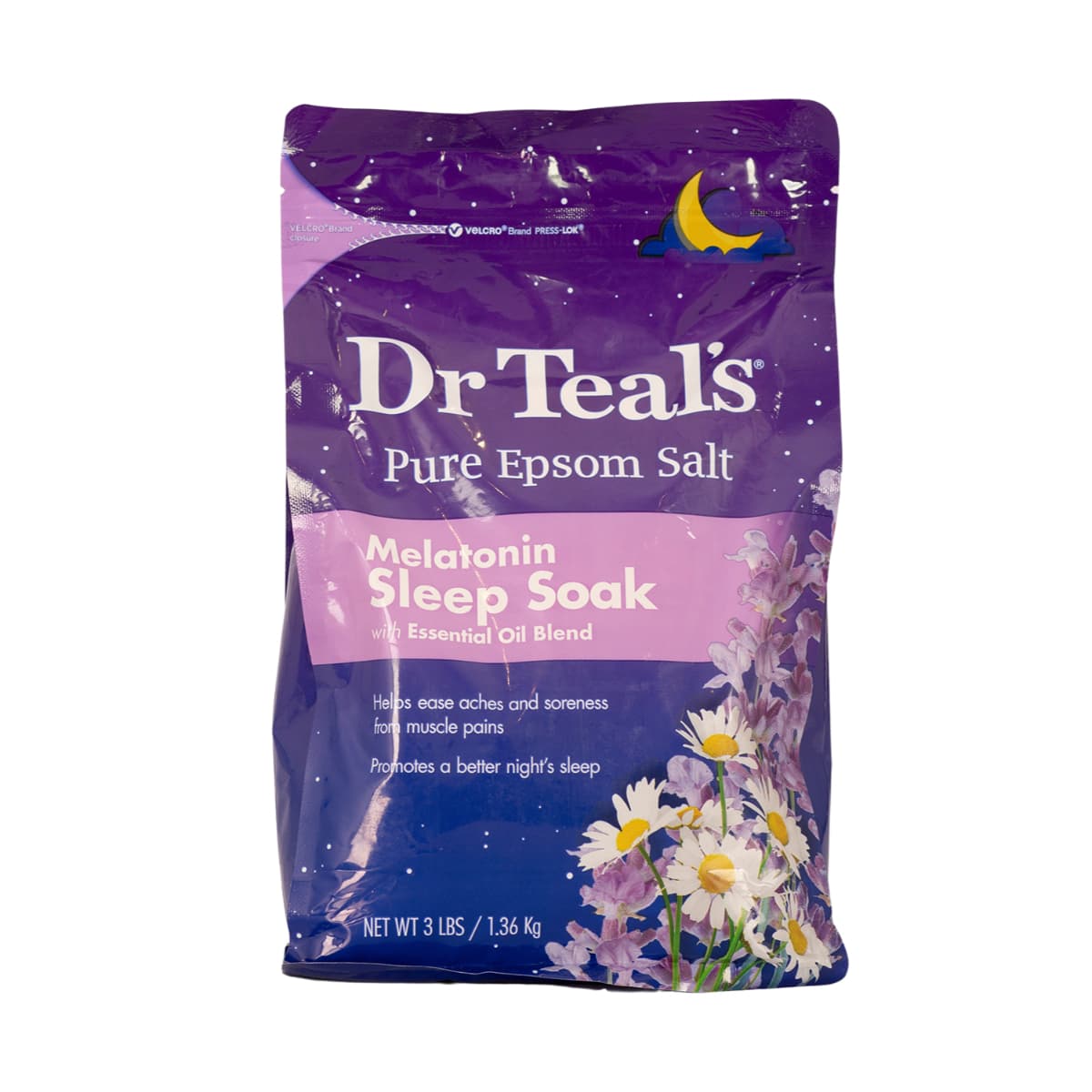 Dr Teals, Bath Salt Sleep Soaking Solution - 1360 Gm (ছবি ২ / ২)