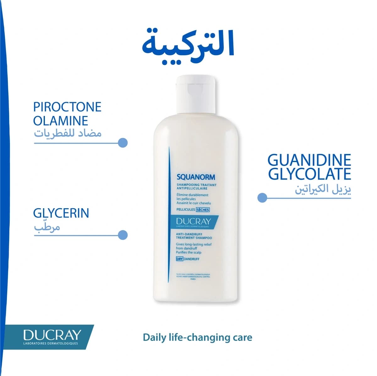 Ducray, Squanorm, Anti Dandruff Shampoo - 200 Ml (Image 3 of 5)