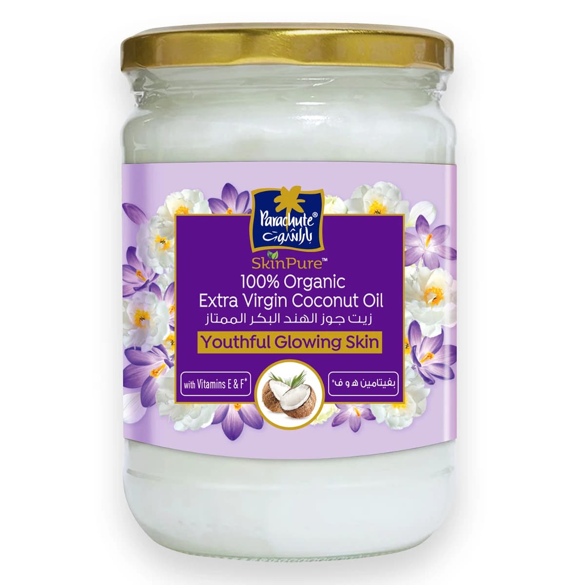 Parachute, Skin Pure, Youthful Glowing, Coconut Oil Ml 100 200 (تصویر 1 از 1)