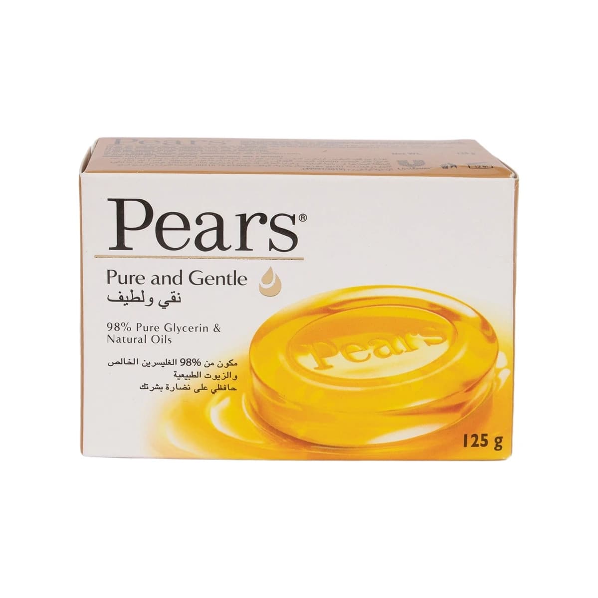 Pears, Bathing Bar, Pure & Gentle, With Pure Glycerin & Natural Oils - 125 Gm (ছবি ১ / ১)