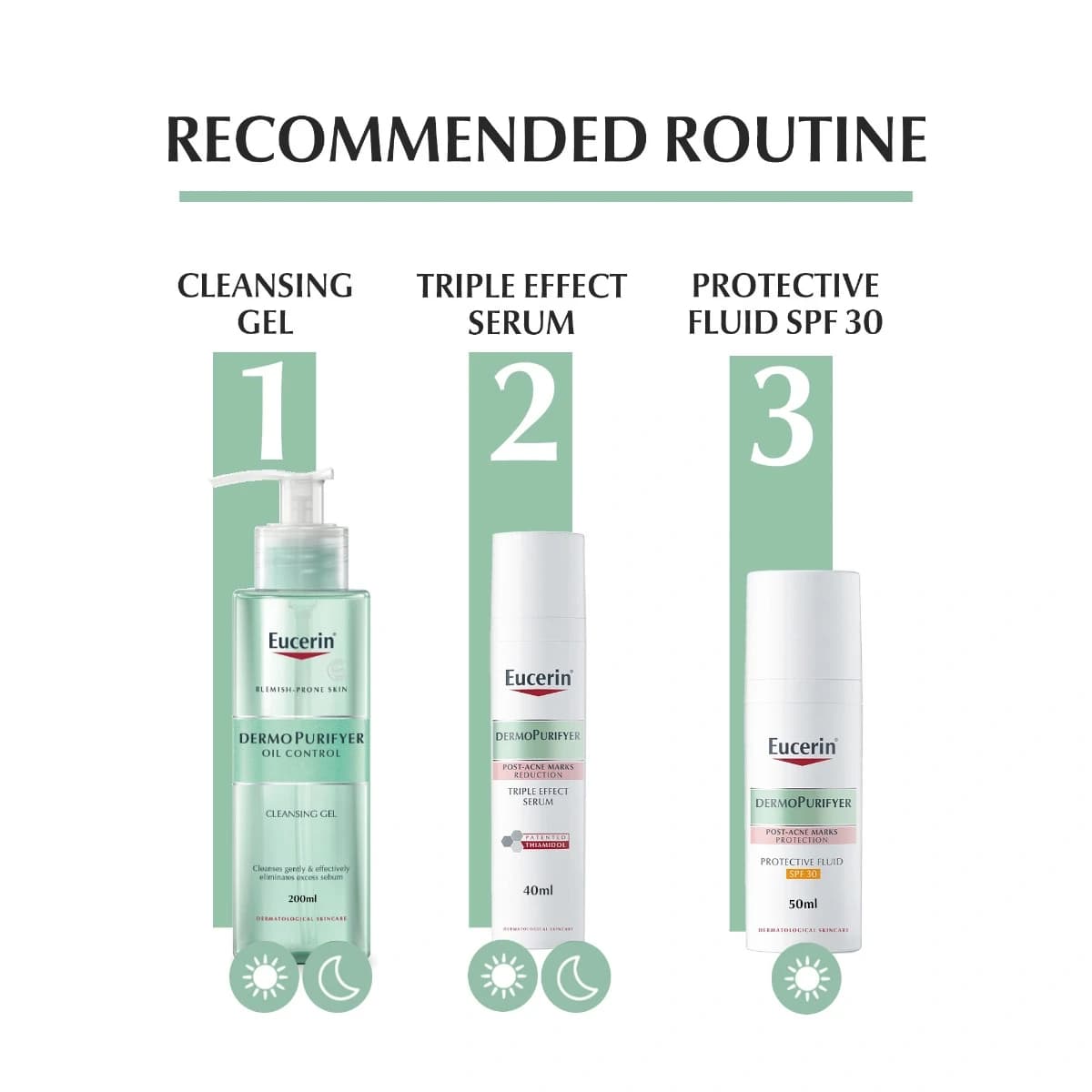 Eucerin, Dermopurifyer, Day Fluid, Post Acne Marks - 50 Ml (Image 4 of 5)