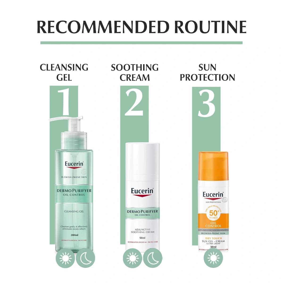 Eucerin, Dermopurifyer, Soothing Cream, For Acne - 50 Ml (Larawan 4 ng 5)