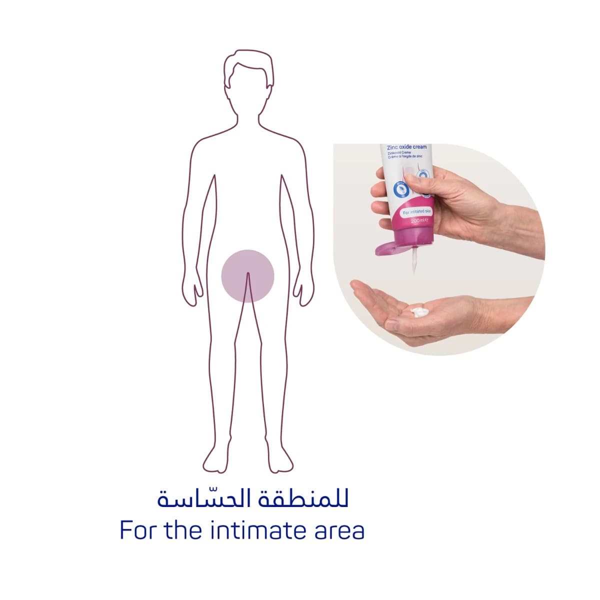 Molicare, Zinc Oxide Cream Protects The Skin - 200 Ml (Larawan 2 ng 5)
