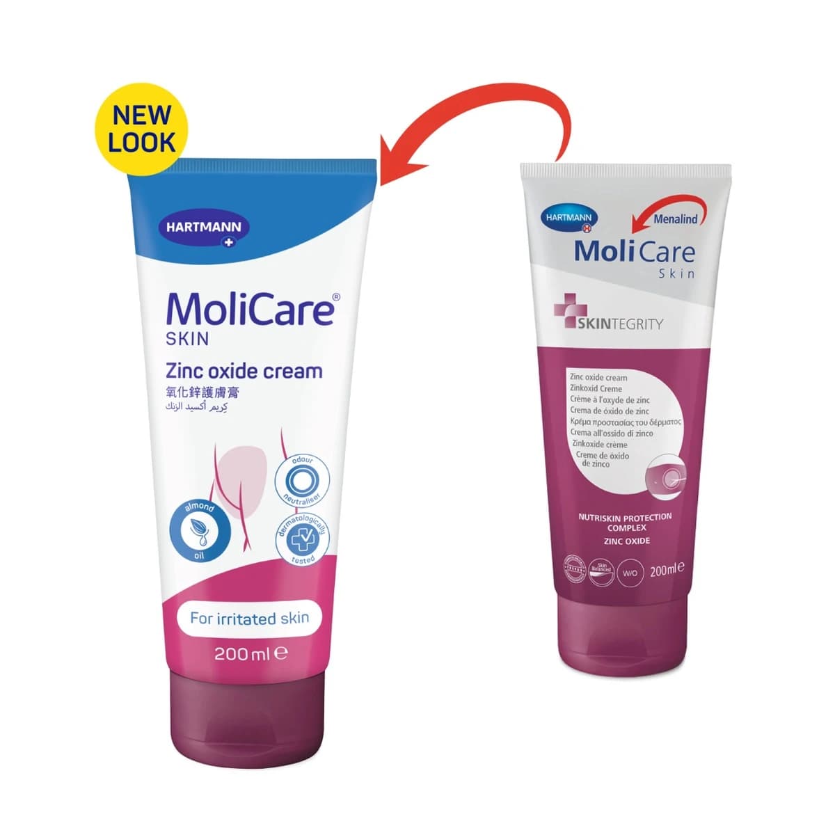 Molicare, Zinc Oxide Cream Protects The Skin - 200 Ml (Larawan 4 ng 5)