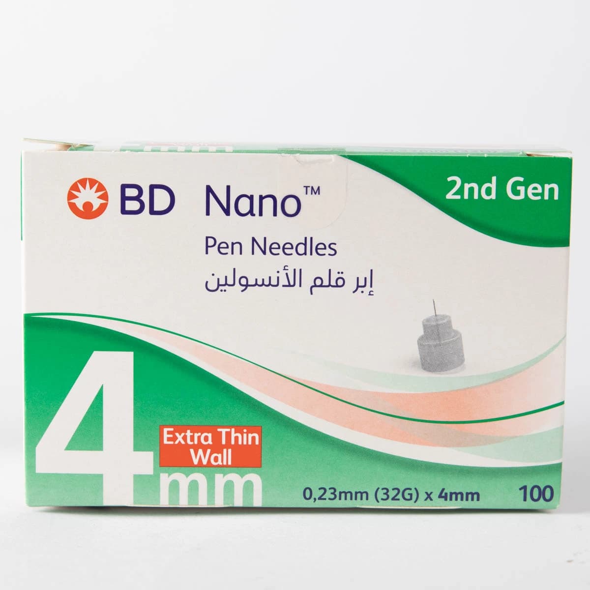 BD, Nano Insulin Pen Needle 4 Mm - 100 Pcs (Image 1 of 1)