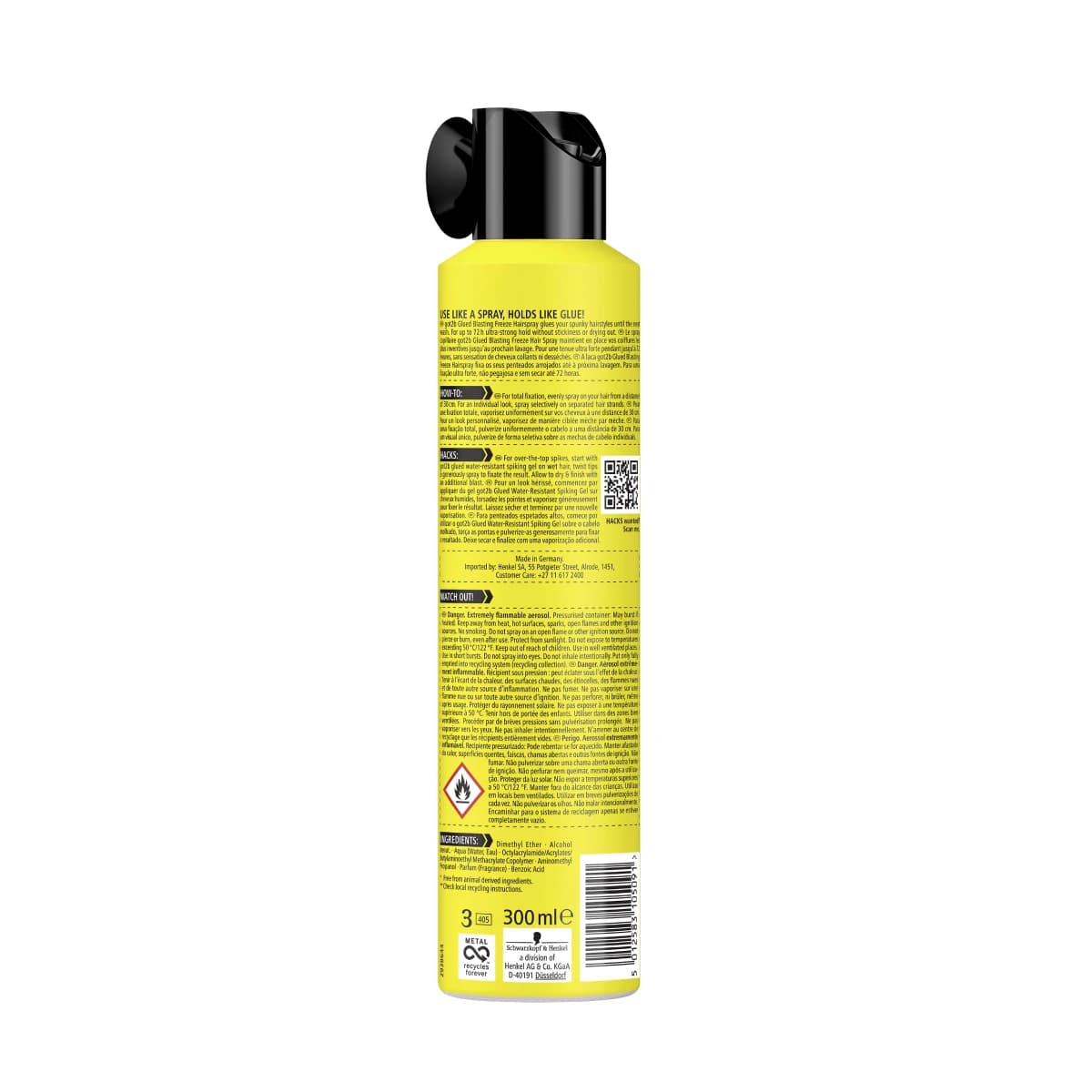 Got2B, Glued, Hair Hold Spray - 300 Ml (Image 2 of 2)