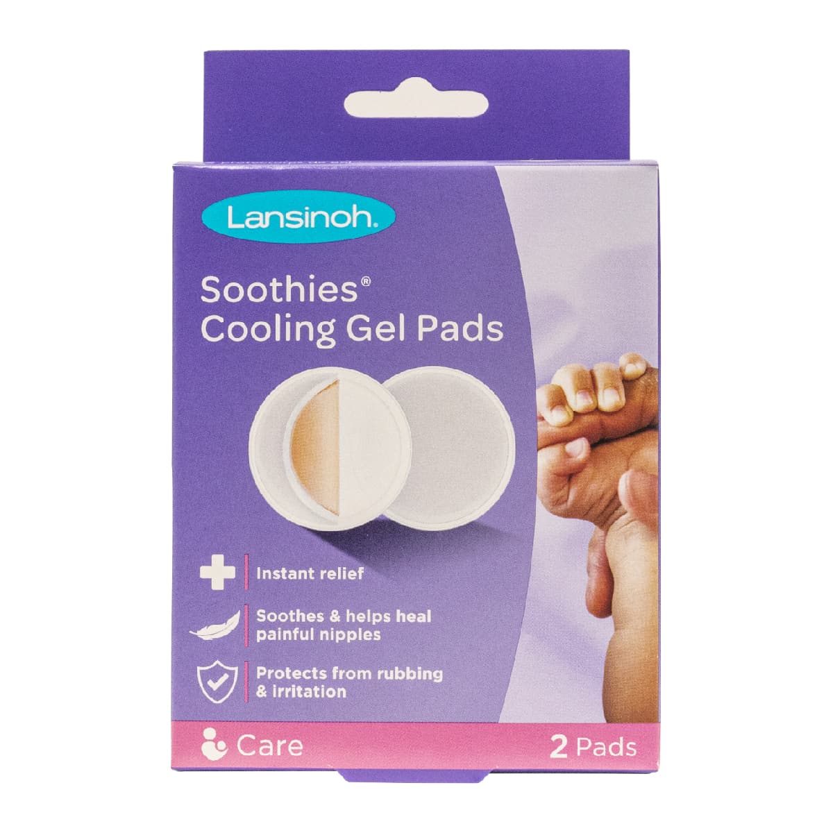Lansinoh, Gel Pads Instant Relief Helps Heal Painful Nipples - 2 Pc (Image 2 of 2)