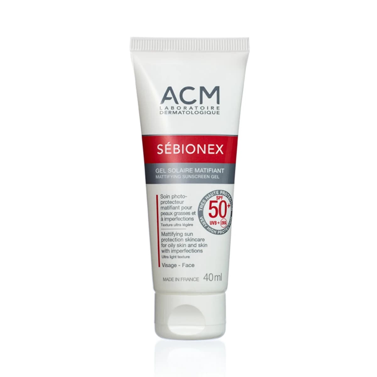 Acm, Sebionex, Mattifying Sunscreen Gel, Spf50+, For Oily Skin - 40 Ml (Image 1 of 1)