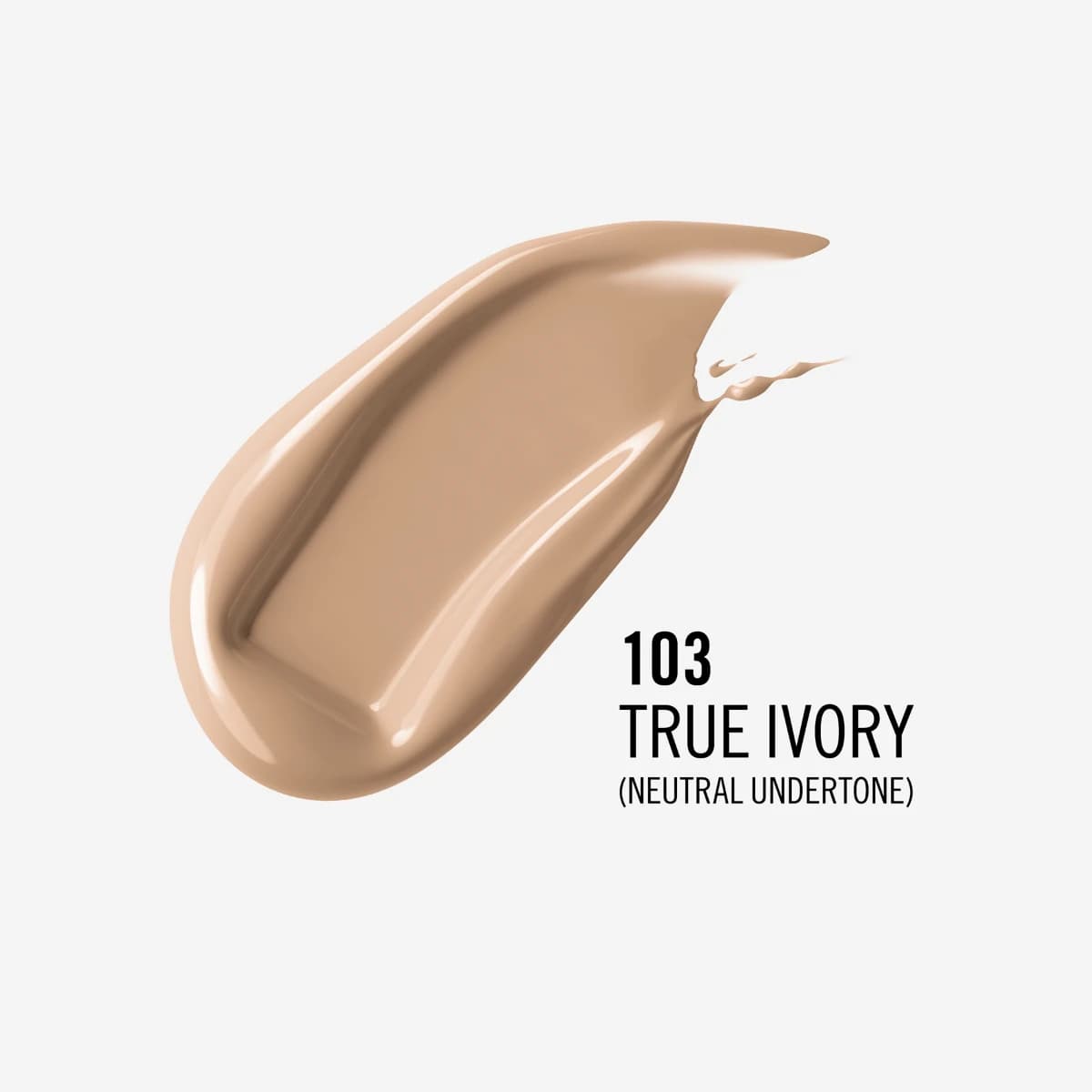 Rimmel, Lasting Finish, Foundation, With Hyaluronic, True Ivory, 103 - 1 Pc (تصویر 1 از 2)