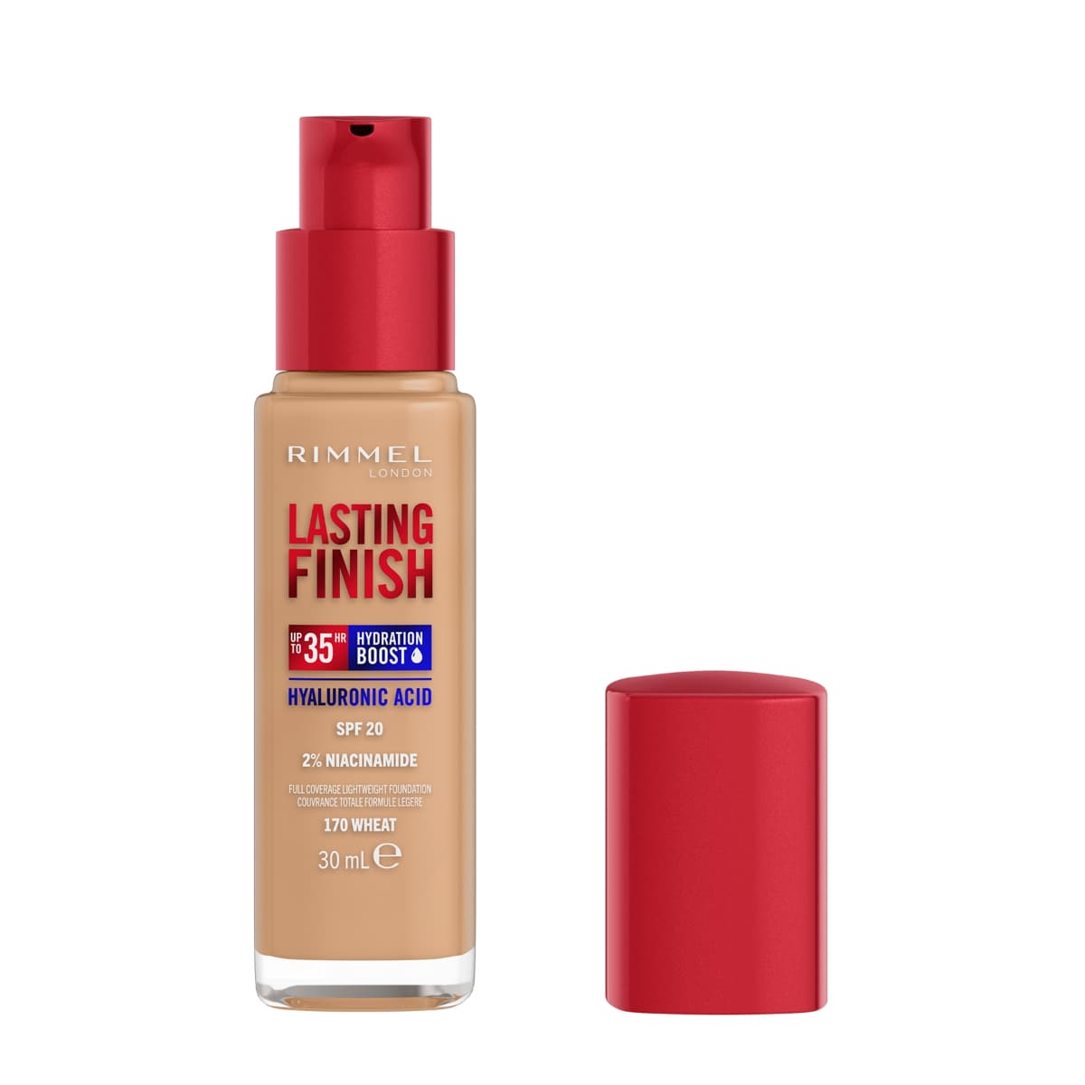 Rimmel, Lasting Finish Foundation Wheat 170 - 1 Pc (Image 2 of 2)