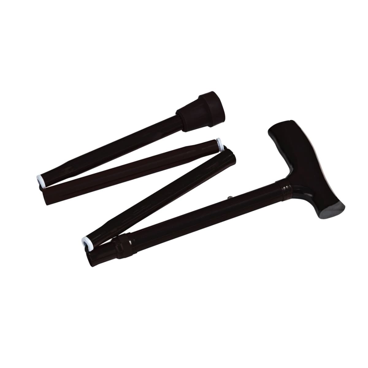 Becmed, Walking Stick, Foldable Black - 1 Pc (Larawan 1 ng 1)