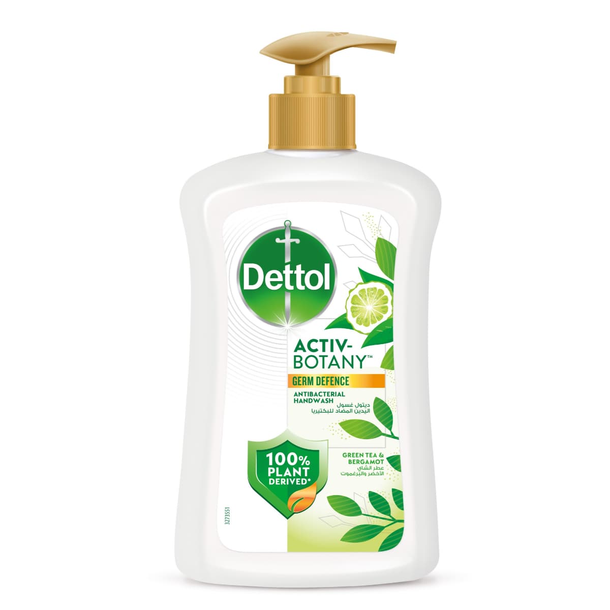 Dettol, Activ-Botany, Hand Wash, With Green Tea at Bergamot - 400 Ml (Larawan 1 ng 1)