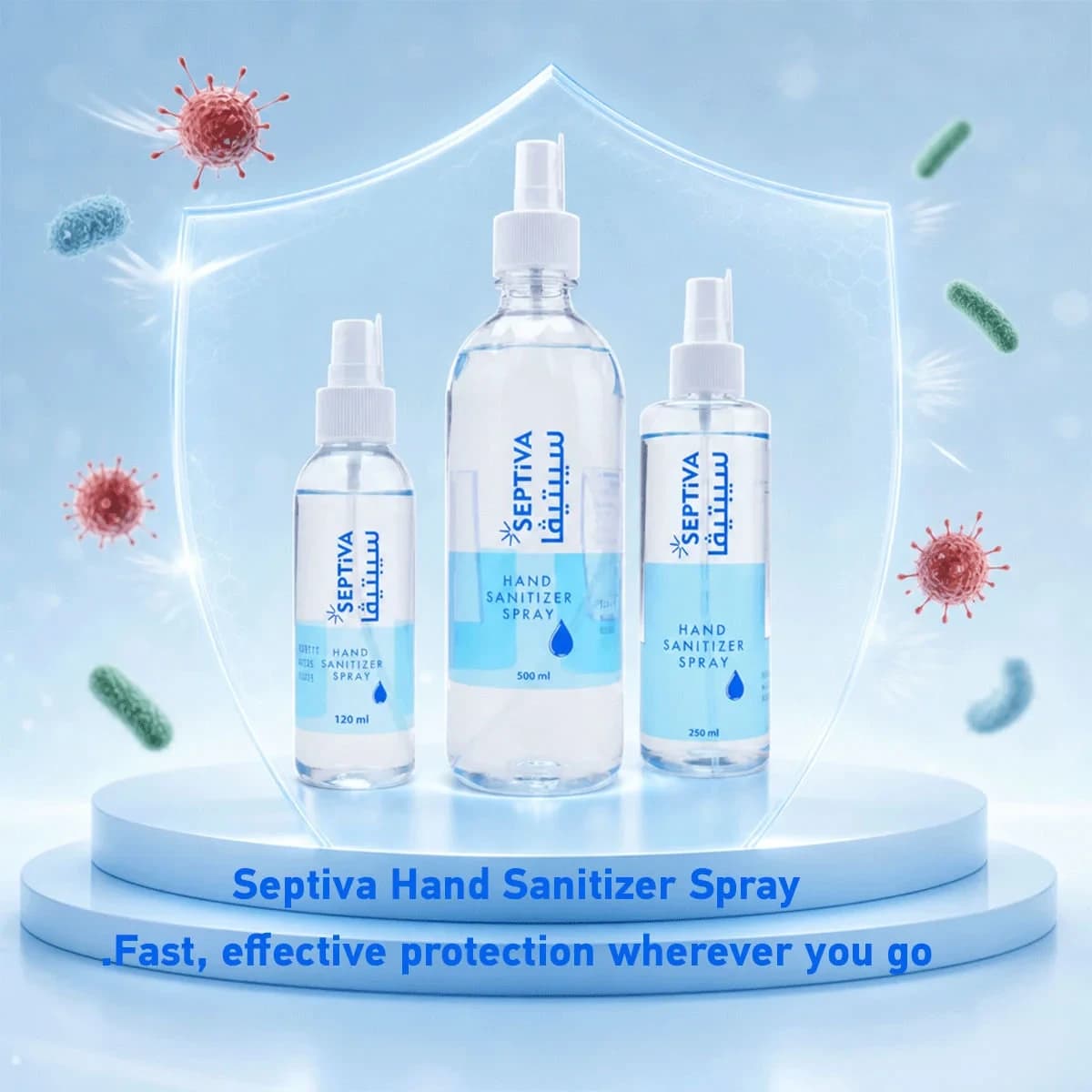 Septiva, Hand Sanitizer, Spray - 120 Ml (Image 3 of 5)