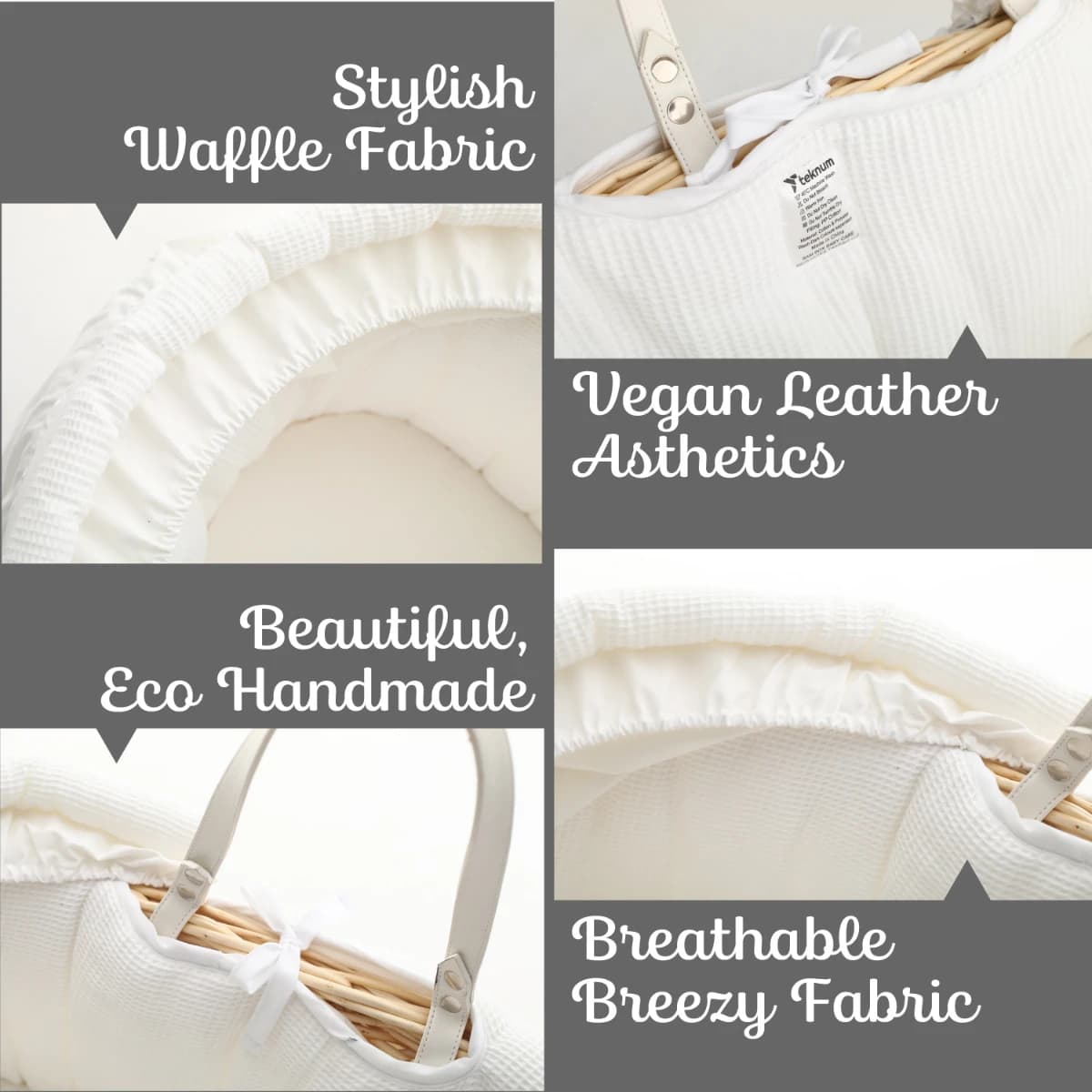 Teknum, Infant Moses Basket -1 Pc (Image 4 of 5)