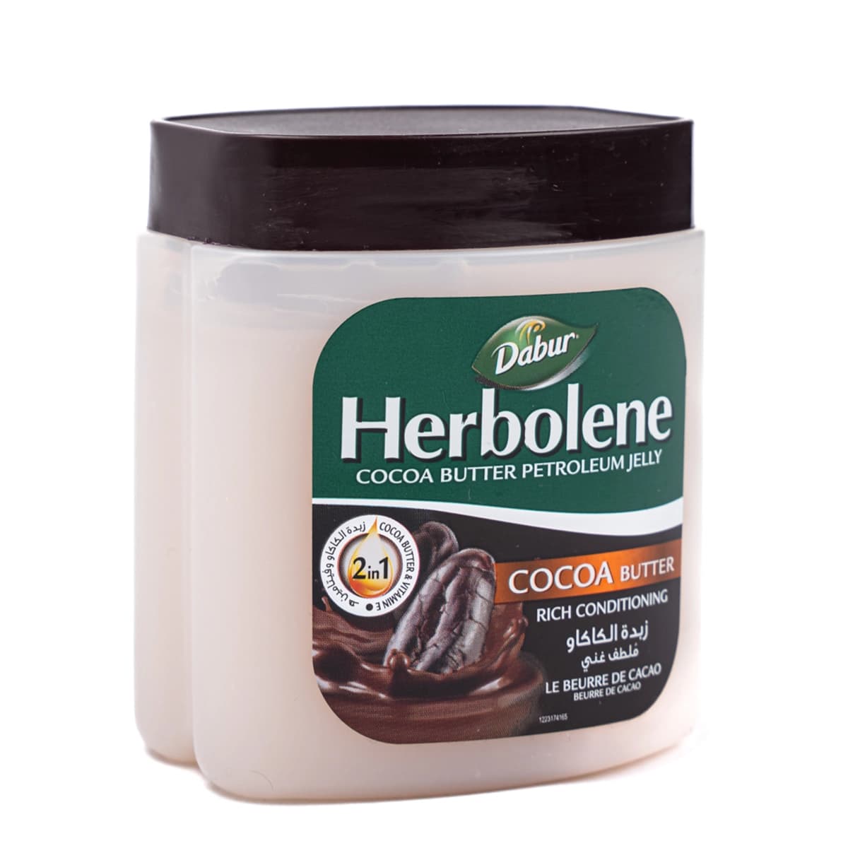 Dabur, Herbolene, Cocoa Butter & Vitamine E, Rich Conditioning – 225 Ml (Image 2 of 2)
