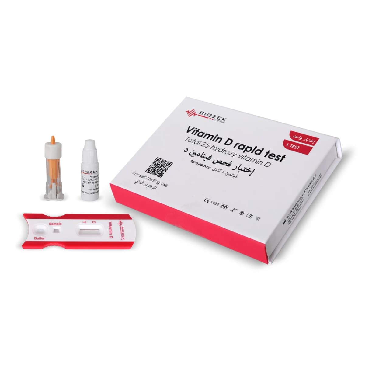 Biozek, Bitamina D Rapid Test - 1 Kit (Larawan 1 ng 2)