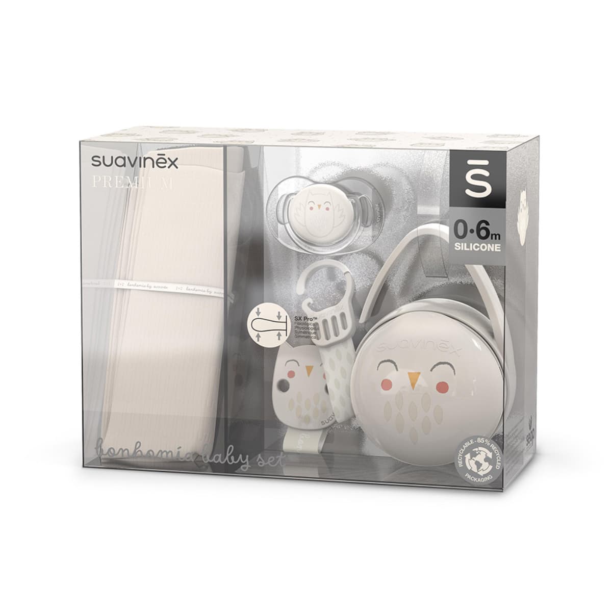 Suavinex, Gift Set Gray From 0-6 Months - 1 Kit (Image 2 of 2)