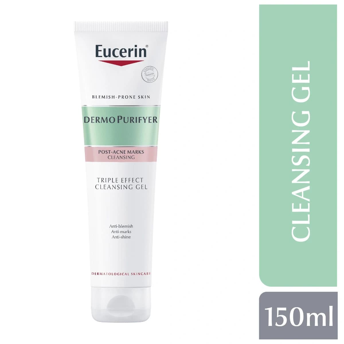 Eucerin, Dermo Purifyer, Triple Effect Cleanser Gel - 150 Ml (Image 2 of 5)